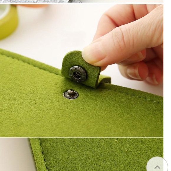 🆕 wool felt vintage planner loose leaf refillable spiral notebook  a5 - Picture 4 of 4